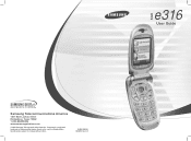 Samsung SGH-E316 Quick Guide (easy Manual) (ver.1.0) (English)