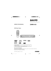 Sanyo DWM400 Instruction Manual
