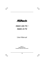 ASRock N68C-GS FX User Manual