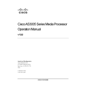 Cisco 3005 Operation Manual