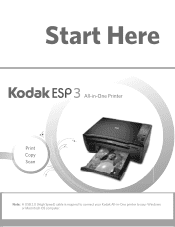 Kodak ESP 3 Setup Booklet