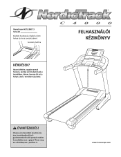 NordicTrack C4000 Treadmill Hungarian Manual