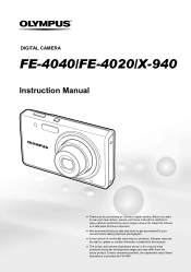 Olympus 227510 FE-4020 Instruction Manual (English)