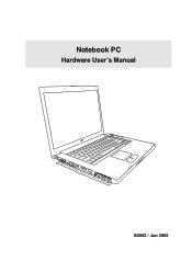 Asus W1V W1 Hardware User's Manual for English Edition (E2083)