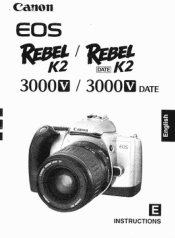 Canon 9113a014 EOS Rebel K2 manual