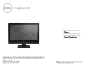 Dell Inspiron 20 3045 Specifications