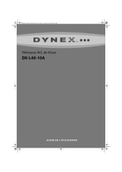 Dynex DX-L40-10A User Manual (French)