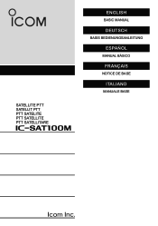 Icom IC-SAT100M Basic Manual eng/ger/esp/fra/ita