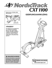 NordicTrack Cxt 1100 Elliptical Dutch Manual