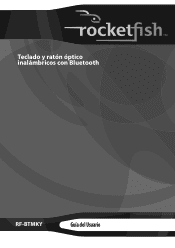 Rocketfish RF-BTMKY User Manual (Spanish)