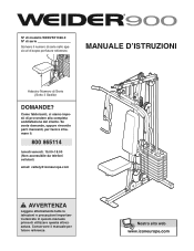 Weider 900 Italian Manual