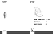 Xerox F116 User Guide