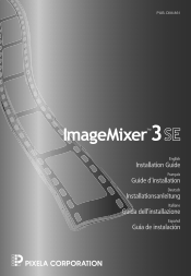 Canon HF100 Pixela ImageMixer Software Instruction Manual