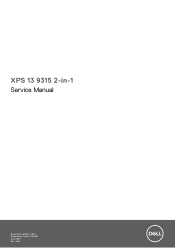 Dell XPS 13 9315 2-in-1 Service Manual