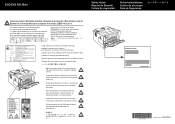 Kyocera ECOSYS P2135dn ECOSYS P2135dn Operation Guide (SAFETY)