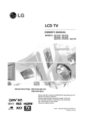 LG 26LX1D Owners Manual