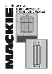 Mackie SWA1501 Owner's Manual