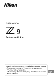 Nikon Z 7 Reference Guide PDF Edition