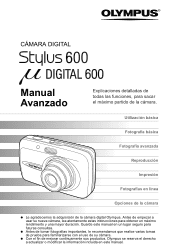 Olympus 225690 Stylus 600 Manual Avanzado (Español)