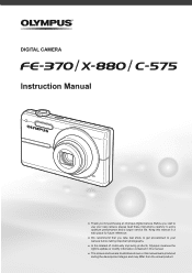 Olympus FE 370 FE-370 Instruction Manual (English)