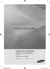 Samsung 933HDPLUS User Manual (user Manual) (ver.1.0) (Spanish)
