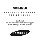 Samsung SCH-R250 User Manual (user Manual) (ver.f8) (English)