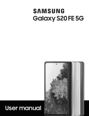 Samsung Galaxy S20 FE 5G Unlocked User Manual