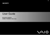 Sony VGN-TXN25N User Guide