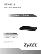 ZyXEL MES-3528 User Guide