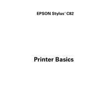 Epson Stylus C82 Printer Basics