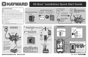 Hayward HL32950VSP VS Omni Installation Quick Start Guide