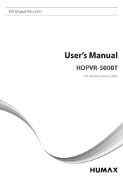 Humax HDPVR-5000T User Manual