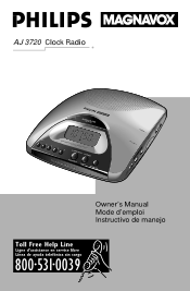 Magnavox AJ3720 User manual,  English (US)