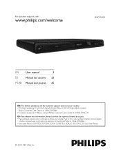 Philips DVP3560K User manual