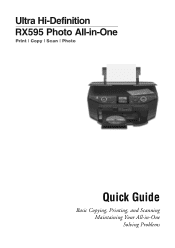 Epson RX595 Quick Reference Guide