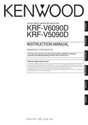 Kenwood KRF-V6090D User Manual 1