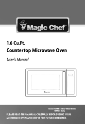 Magic Chef HMM1611ST2 User Manual