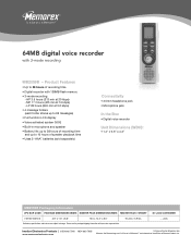 Memorex MB2059B Info Sheet