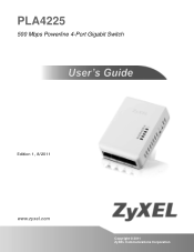 ZyXEL PLA4225 User Guide