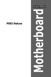 Asus P5E3 DELUXE DDR3 1333 2G User Manual