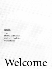 BenQ T705 User Manual