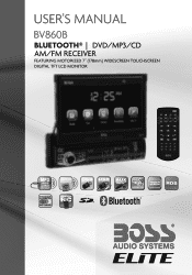 Boss Audio BV860B User Manual V2