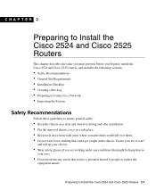 Cisco 2524 Installation Guide