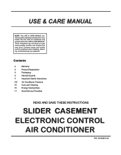 Frigidaire FAK104R1V Use and Care Manual