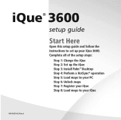 Garmin iQue 3600 Setup Guide
