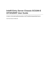 Intel SC5299WS User Manual
