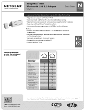 Netgear WN111v2 WN111v2 Product datasheet
