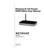 Netgear WNR1000-2VCNAS WNR1000v2 User Manual (External Antenna)