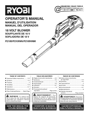 Ryobi P2190 Operation Manual