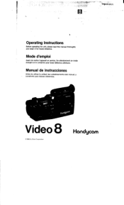 Sony CCD-F40 Users Guide